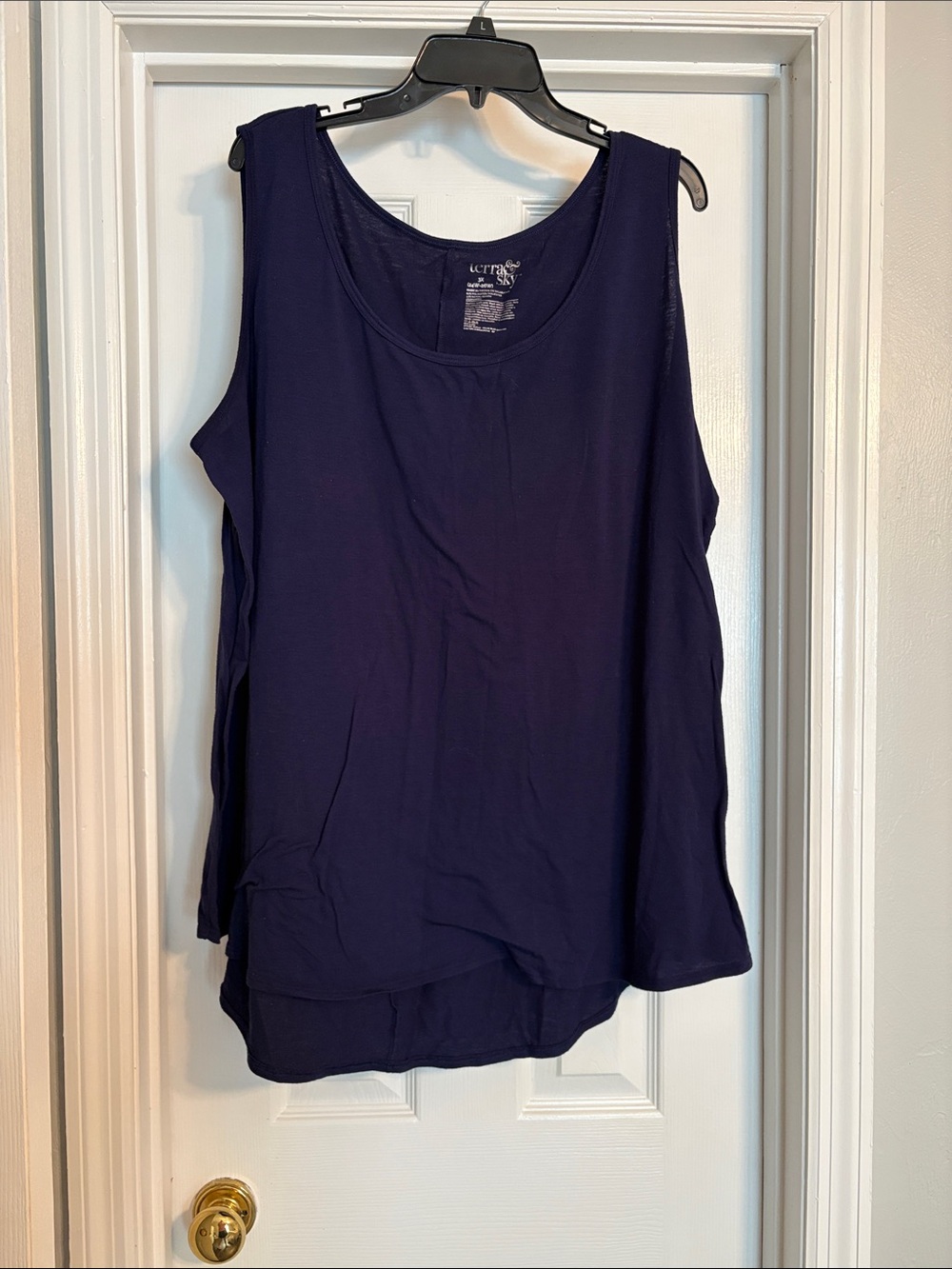 Deep Navy Scoop Neck Tank